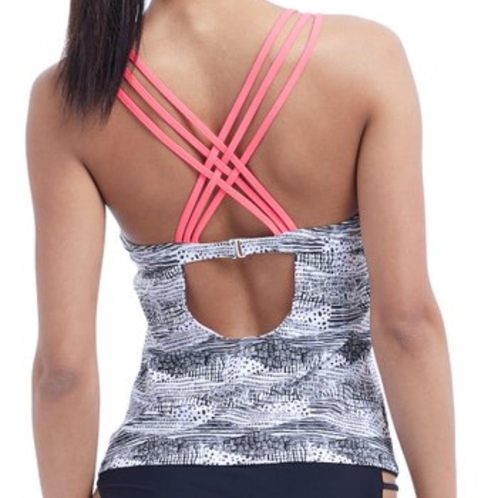 Diamond Molten Pink Kaunaoa Tankini Top - Women